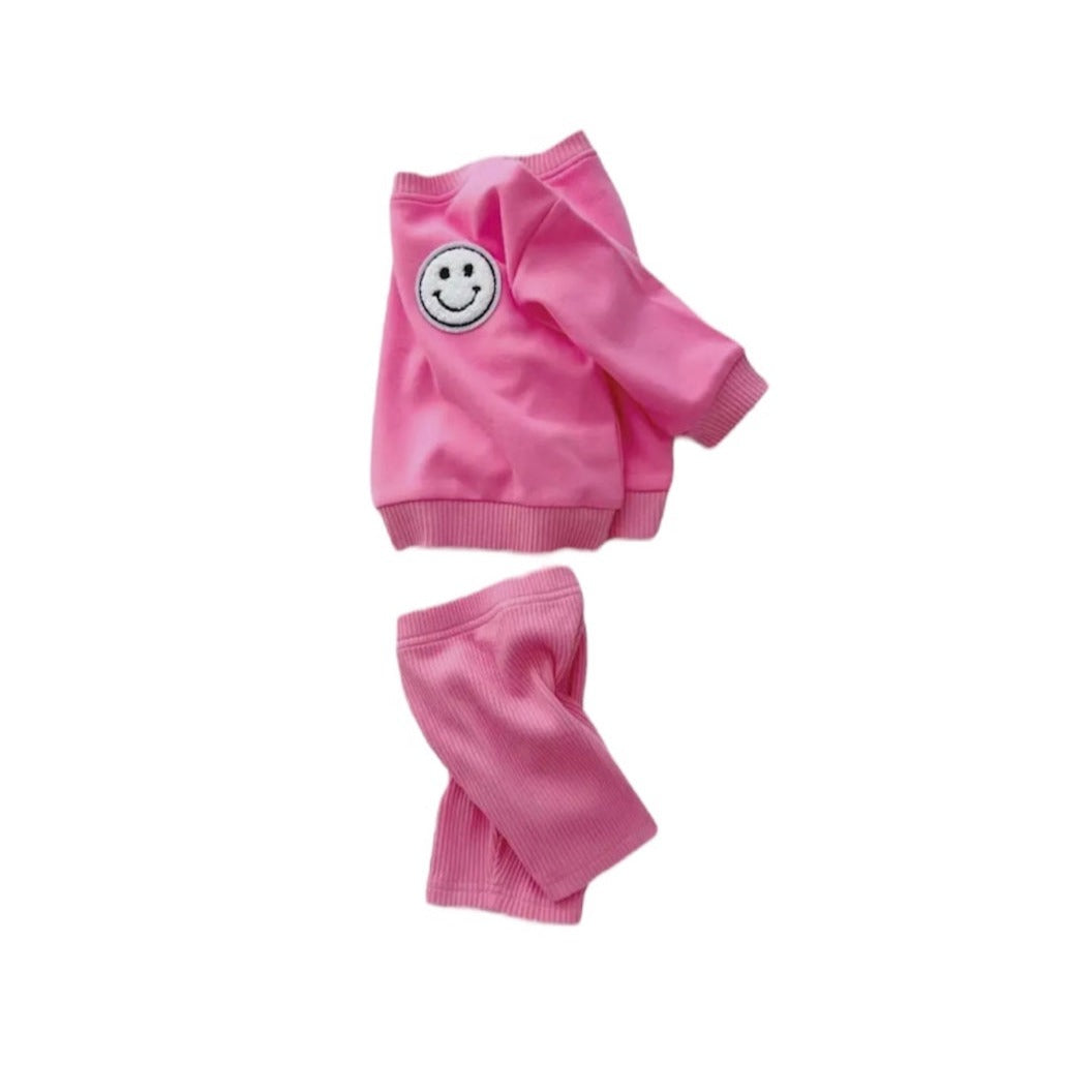 Pink Smiley Set