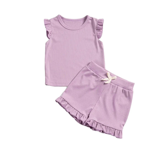 Lilac Ruffle Set